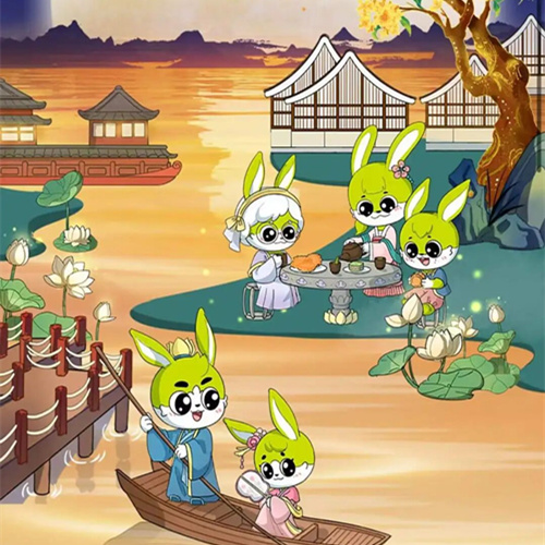 jdb电子中秋品牌节|「玉兔吉盒 欢乐开圈」上线，圈住好运与团圆